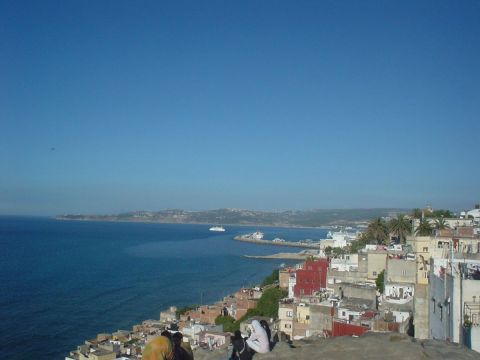 vue sur Bouknadel à Tanger
